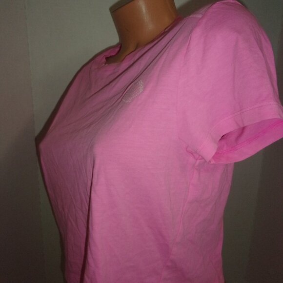 PINK Victoria's Secret Crop Tee - Embroidered Shell - Picture 2 of 3